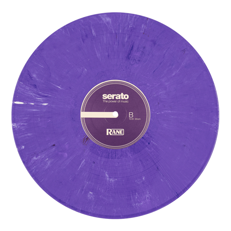 SERATO 12 INCH CONTROL VINYL PRESSING PURPLE RANE X