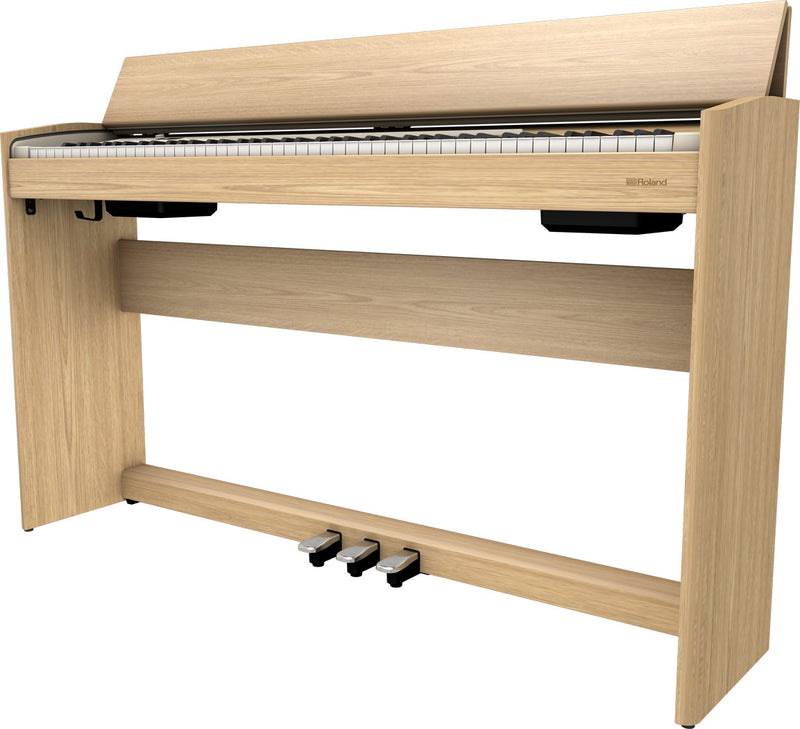 Roland F701 Digital Piano Light Oak W/Bench