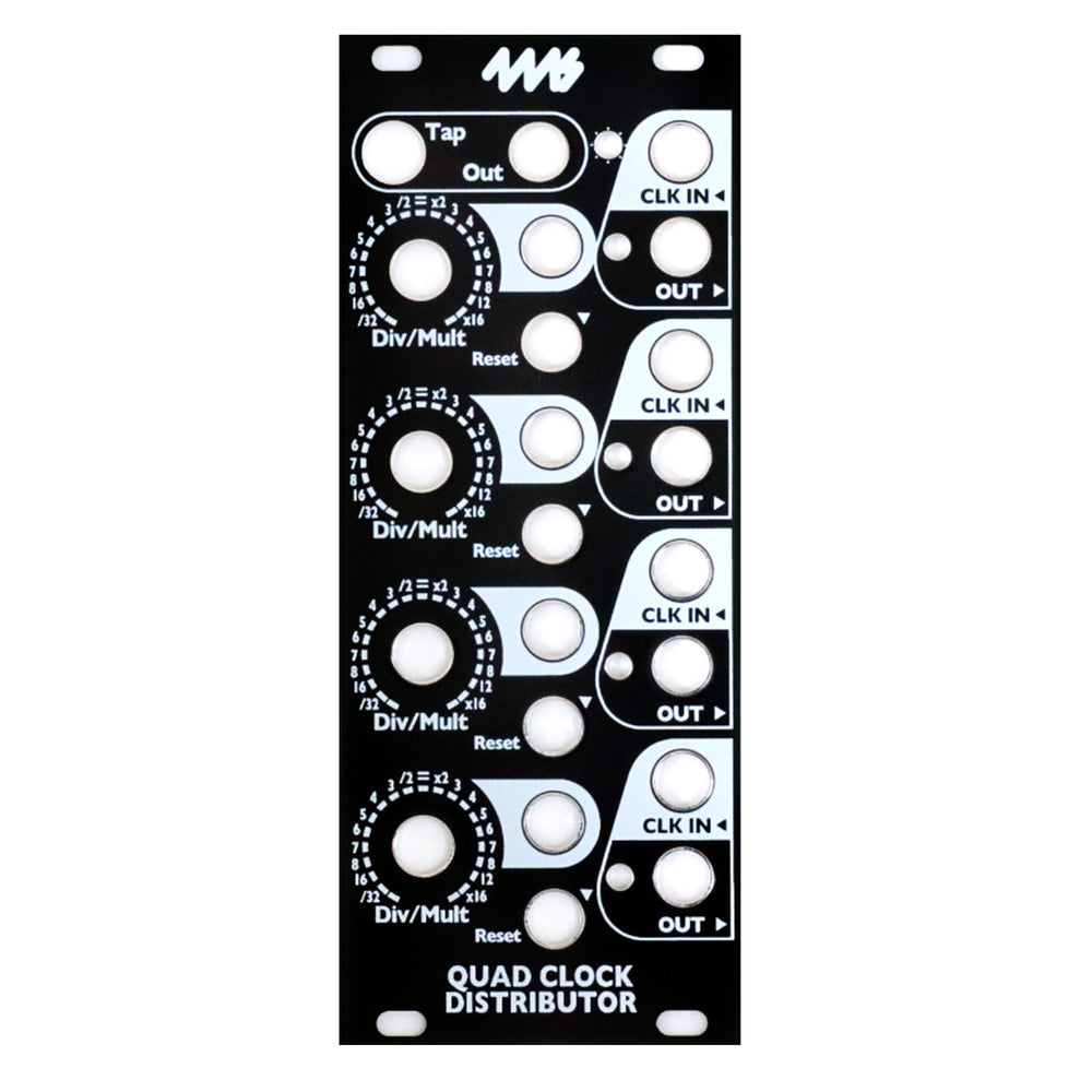 4MS Quad Clock Distribution Black Faceplate