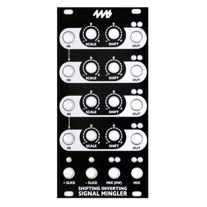 4MS SHIFTING INVERTING SIGNAL MINGLER BLACK FACEPLATE