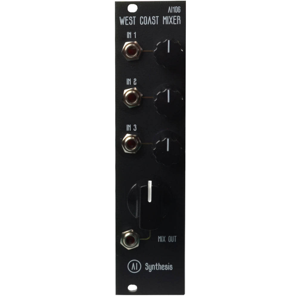 AI Synthesis AI106 West Coast Mixer Built & Tested Black