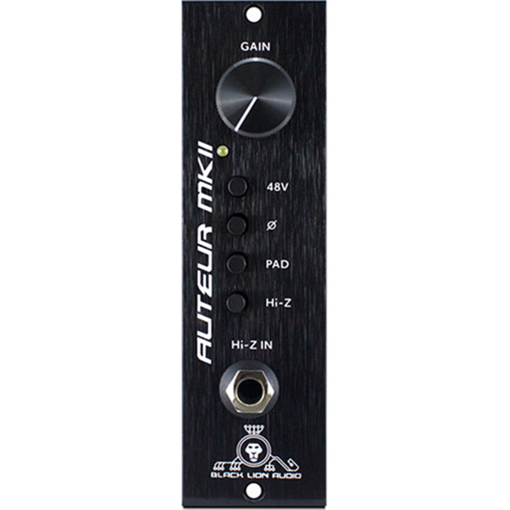 Black Lion Audio Auteur MK2 500 Series Mic Preamp
