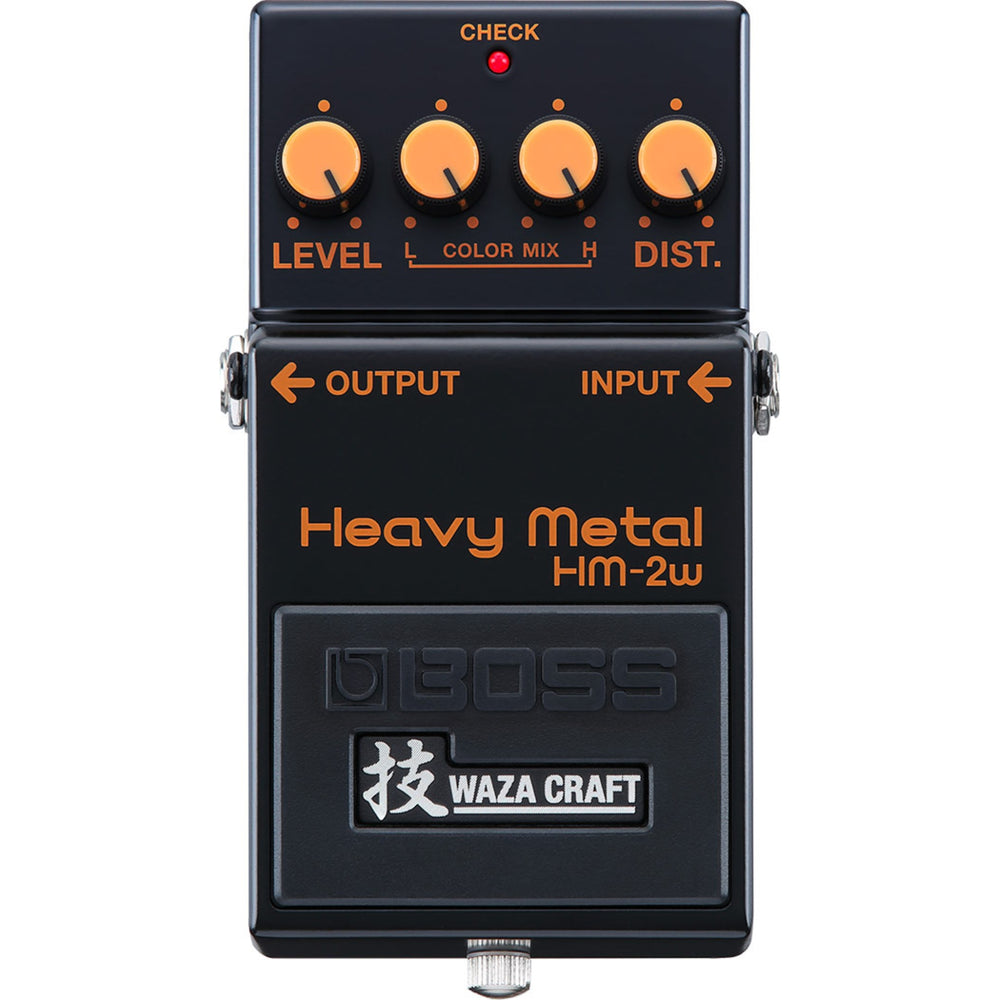 High-gain Distortion Pedal with Low/High Color Mix Controls and Standard/Custom Modes