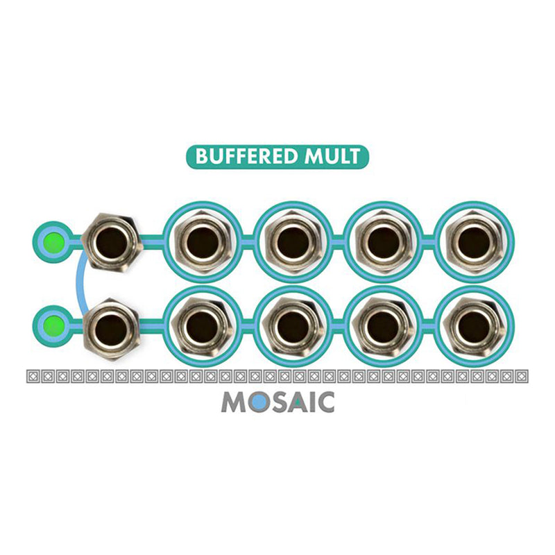 MOSAIC BUFFERED SIGNAL MULTIPLIER WHITE