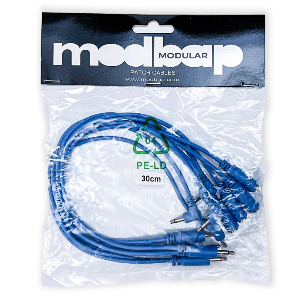 MODBAP 12" DIVVY CABLES -  4 PACK BLUE
