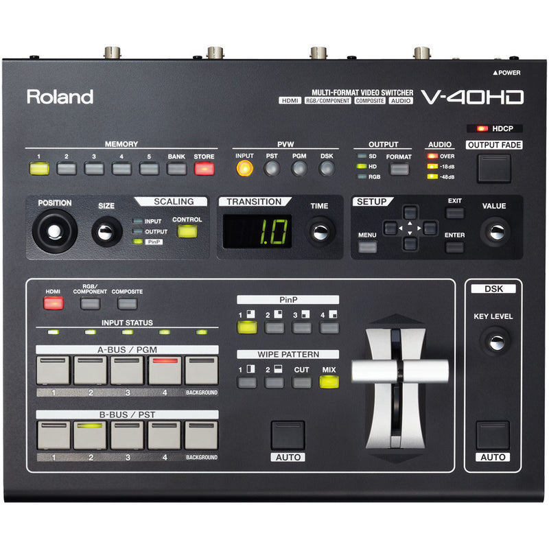 COMMUTATEUR VIDÉO MULTIFORMAT ROLAND V-40HD