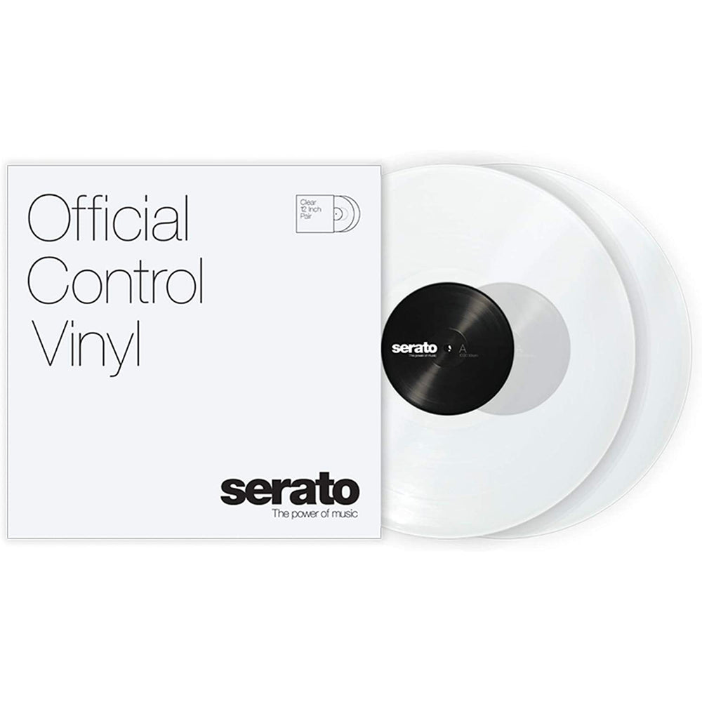 SERATO 12 INCH CONTROL VINYL CLEAR (PAIR)