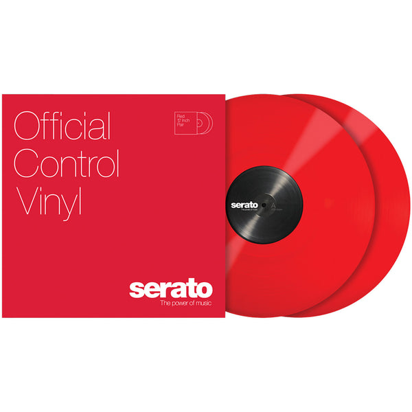 SERATO 12 INCH  CONTROL VINYL RED (PAIR)