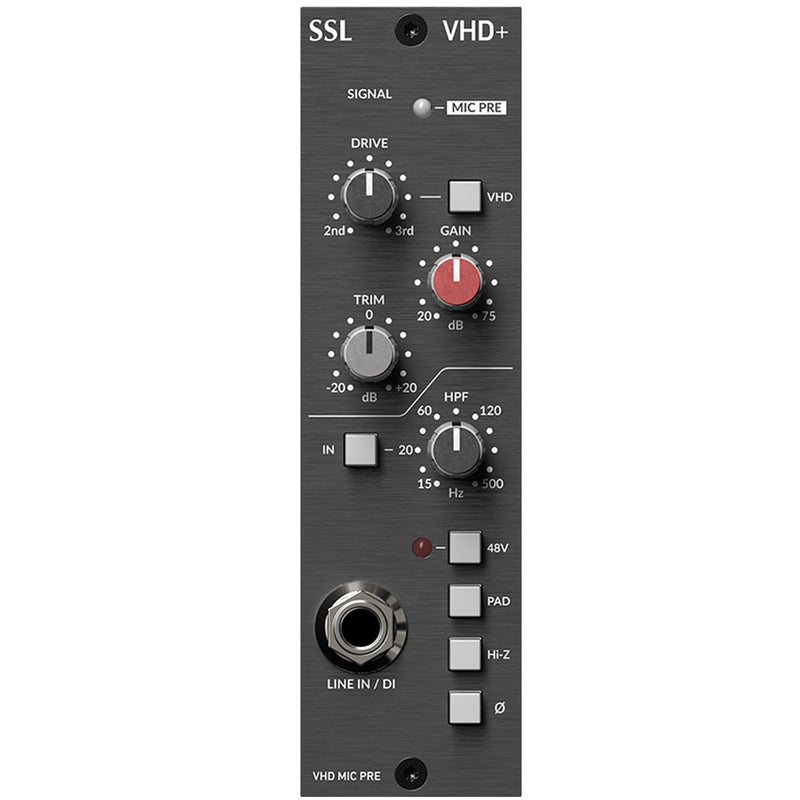 PRÉAMPLIFICATEUR VHD DE LA SÉRIE 500 DE SOLID STATE LOGIC