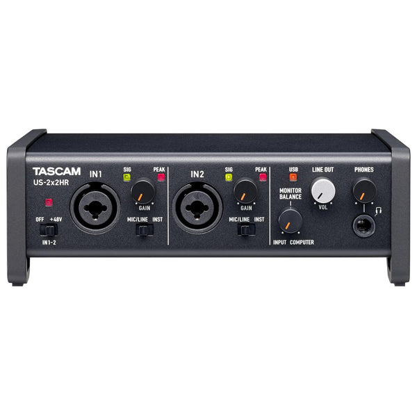 Tascam US-2x2HR 2x2 USB-C Audio/MIDI Interface