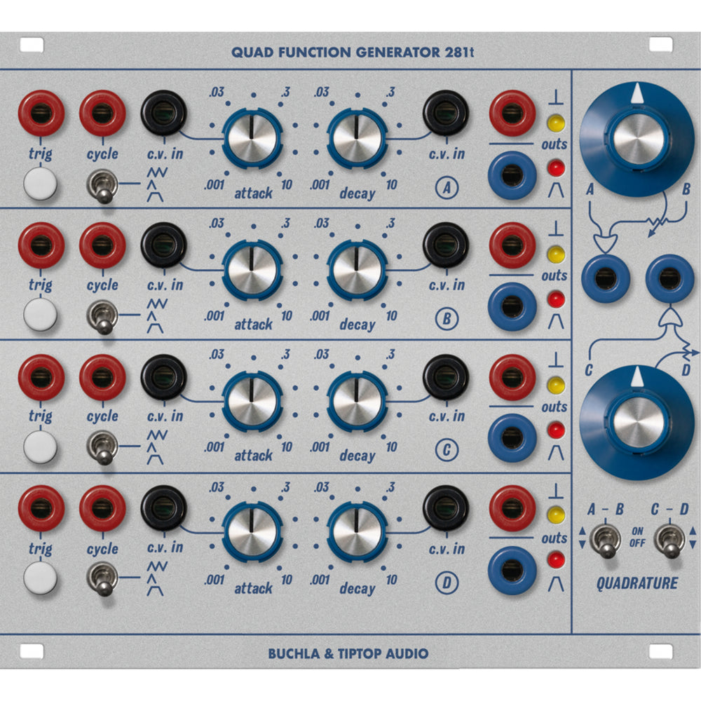 Tiptop Buchla Model 281T Quad Function Generator