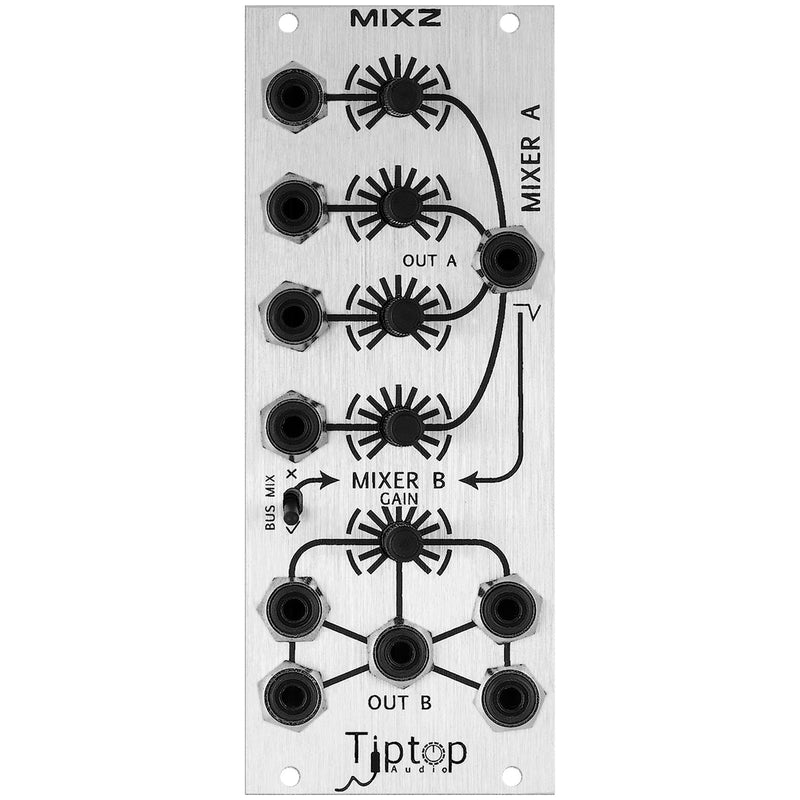 TIPTOP MIXZ LOW-NOISE DUAL MIXER W/TITOP BUS MIX WHITE