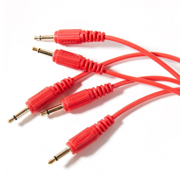 VERBOS ELECTRONICS CABLE 22CM (5-PACK), ROUGE