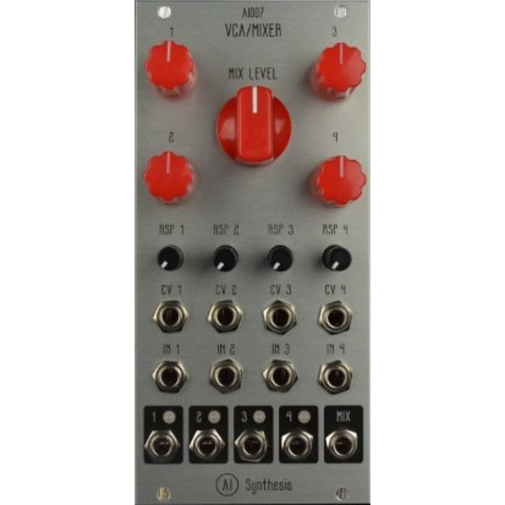 AI SYNTHESIS AI007 QUAD VCA BUILT & TESTED SILVER