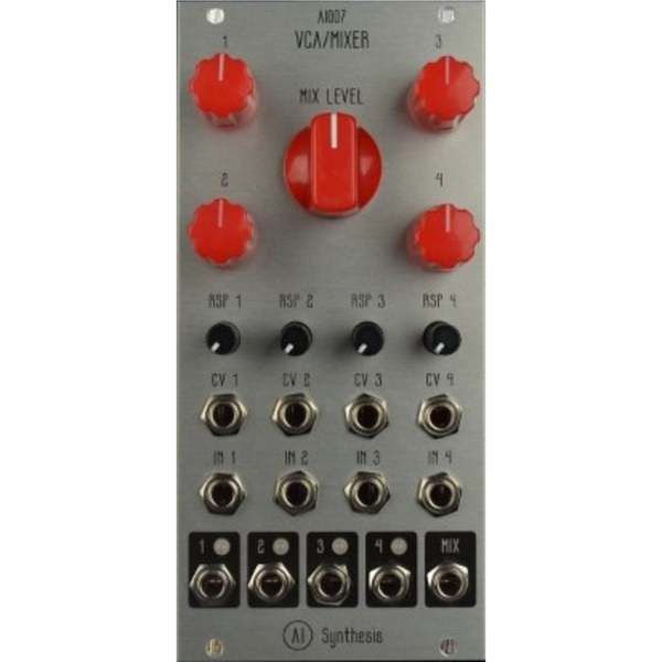 AI SYNTHESIS AI007 QUAD VCA BUILT & TESTED SILVER