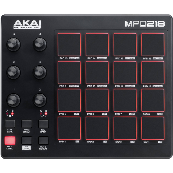 Akai Mpd218 Contrôleur de pads MIDI-over-USB