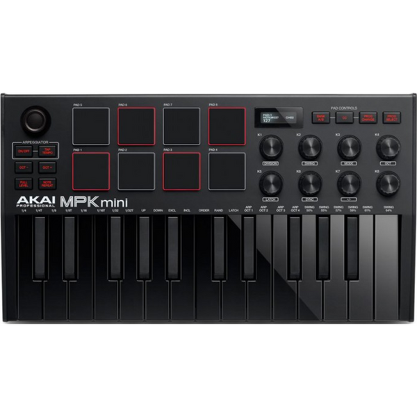 AKAI MPK MINI MK3 BLACK MIDI Keyboard