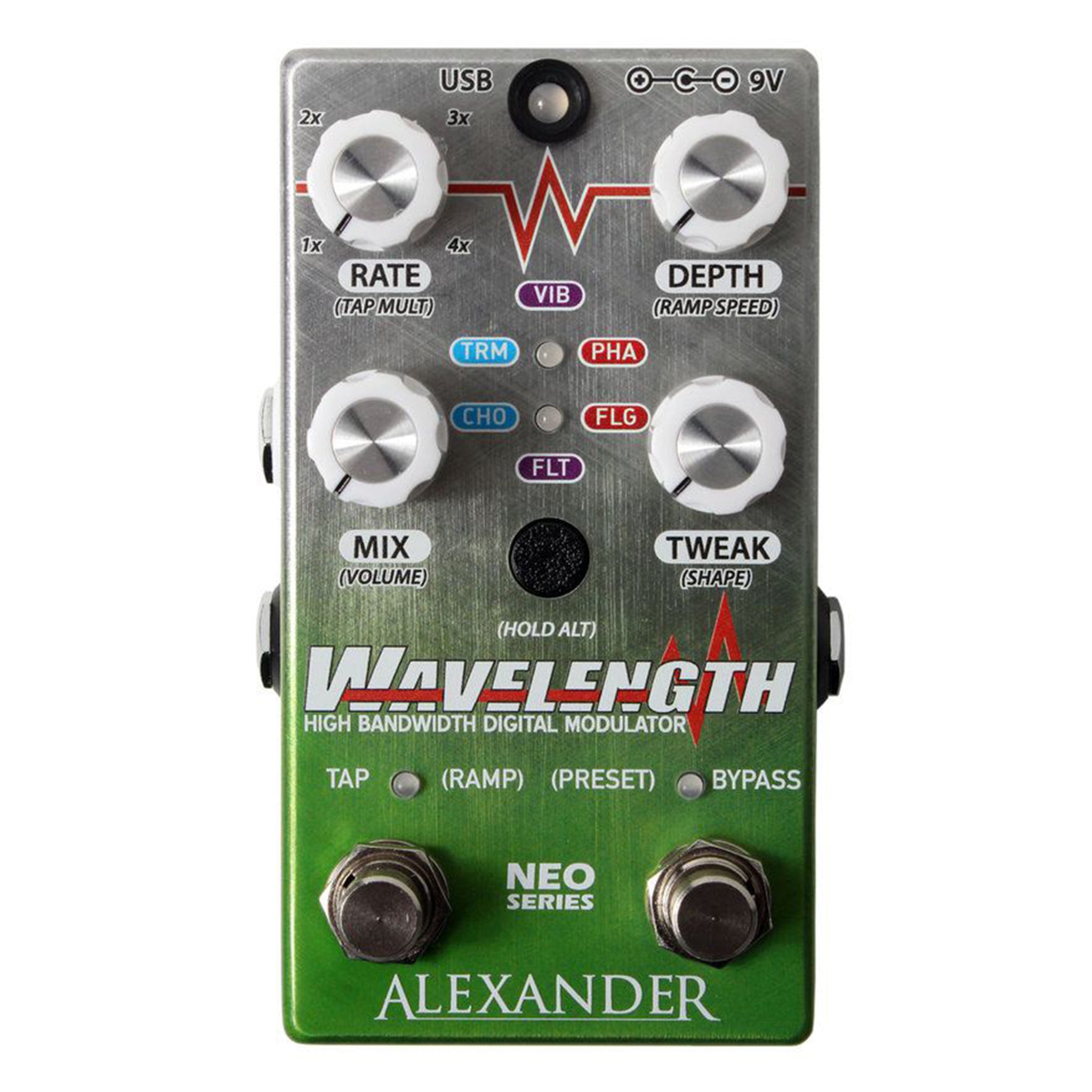 alexander pedals wavelength ALEXANDER PEDALS WAVELENGTH GREEN
