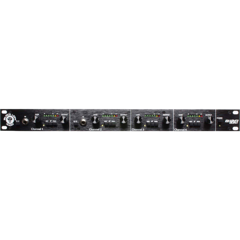 Black Lion Audio B12A QUAD 4-Channel Microphone Preamplifier