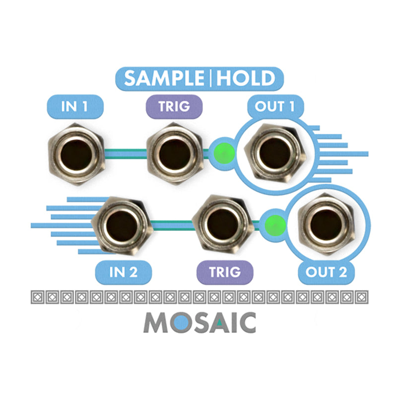 Mosaic Sample / Hold White