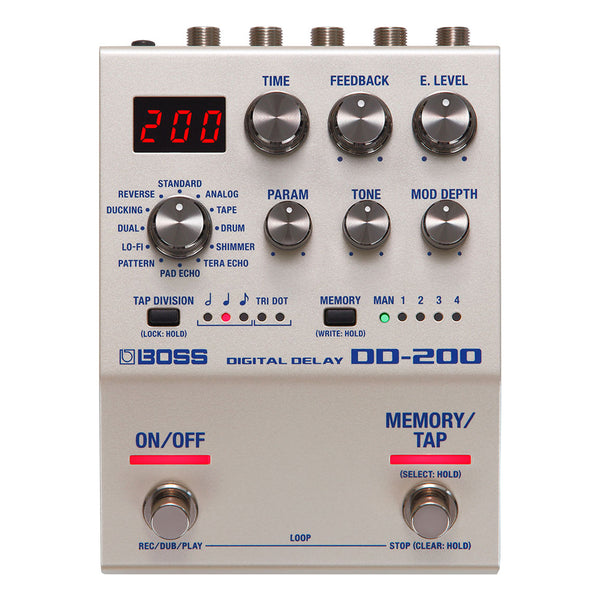 BOSS DD-200 Pédale de retard numérique