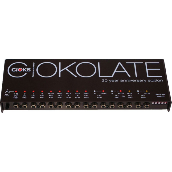 CIOKS CIOKOLATE - 16 outlets in 13 isolated sections, DC AC