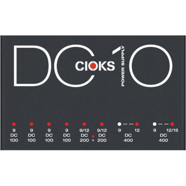 CIOKS DC10 - 10 outlets in 8 isolated sections, 9, 12 and 15