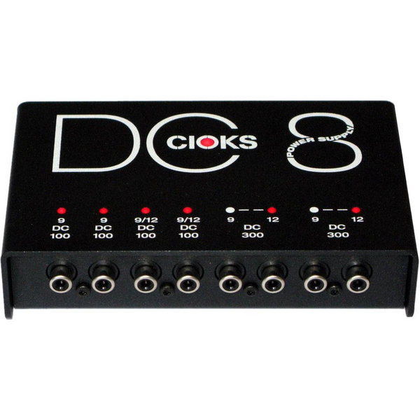 CIOKS DC8 - 8 outlets in 6 isolated sections, 9 and 12V DC