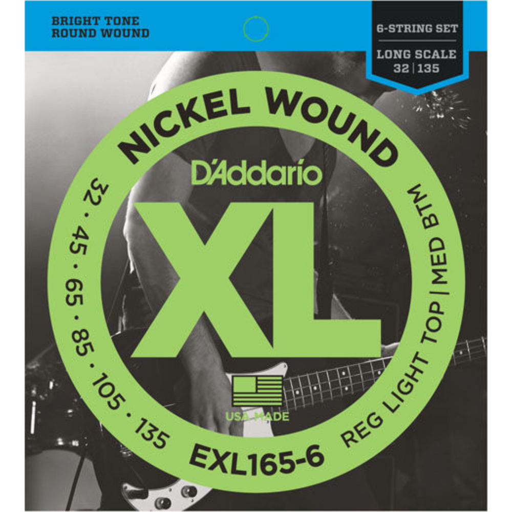 DADDARIO EXL165 SET XL BASS SFT TOP R/BTM LC