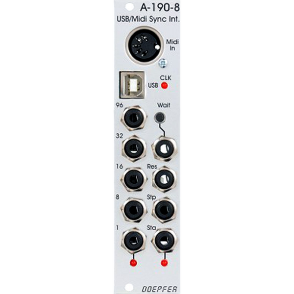 DOEPFER A-190-8 INTERFACE USB/MIDI à SYNC