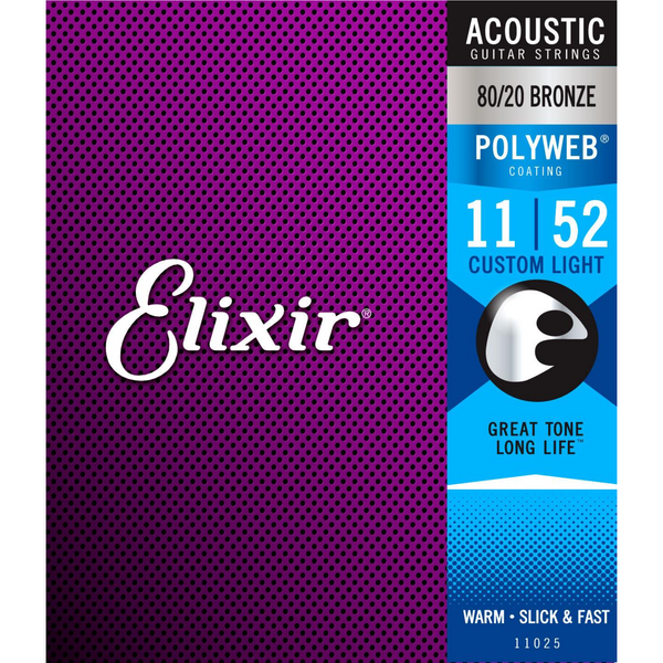 ELIXIR 11025 ACOU GTR-6 STR-PW-C.LITE GAUGE .011 - .052