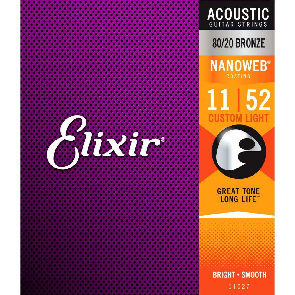 ELIXIR 11027 ACOU GTR-6 STR-NW-C.LITE GAUGE .011 - .052