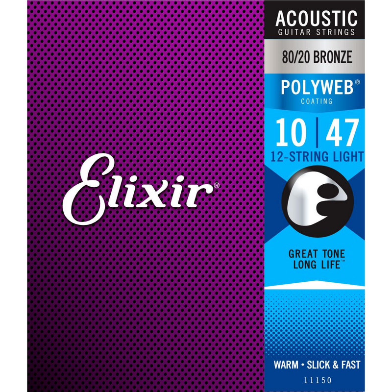 ELIXIR 11150 ACOU GTR-12 STR-LITE GAUGE .010 - .047