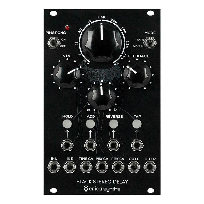 ERICA SYNTHS BLACK STEREO DELAY