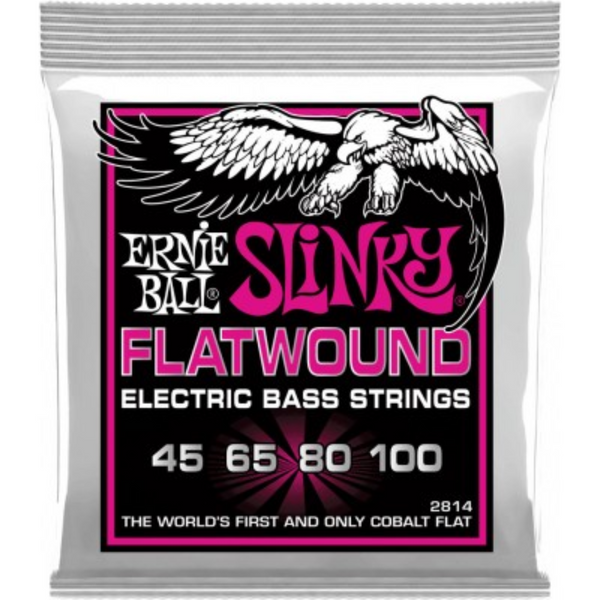 ERNIE BALL SLINKY FLATWOUND SUPER 45-100