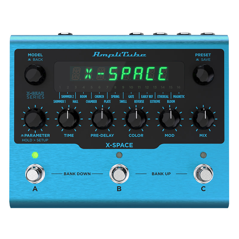 IK Multimedia X-Gear X-SPACE Reverb Pedal