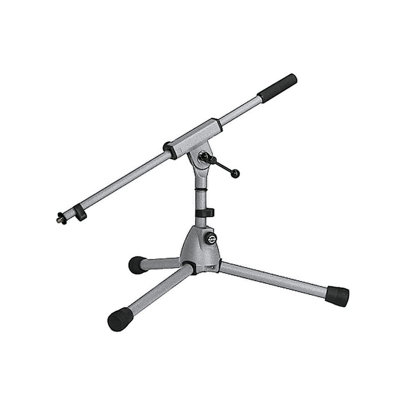 K&M 25910-GREY LOW-LEVEL MIC STAND SHORT BOOM