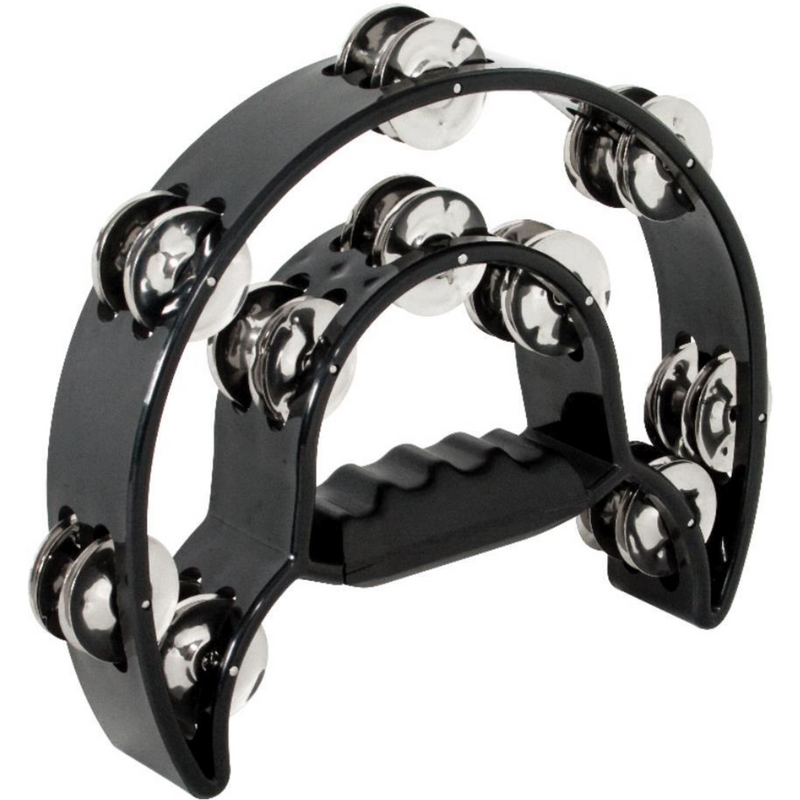 Mano Cutaway Tambourine-Black