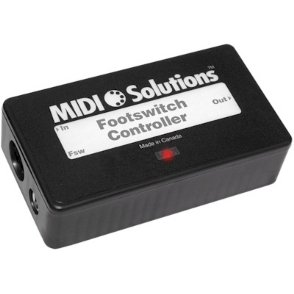 MIDI SOLUTIONS FOOTSWITCH CONTROLLER