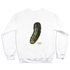 MOOG AUDIO WHITE CREWNECK PICKLE XLARGE