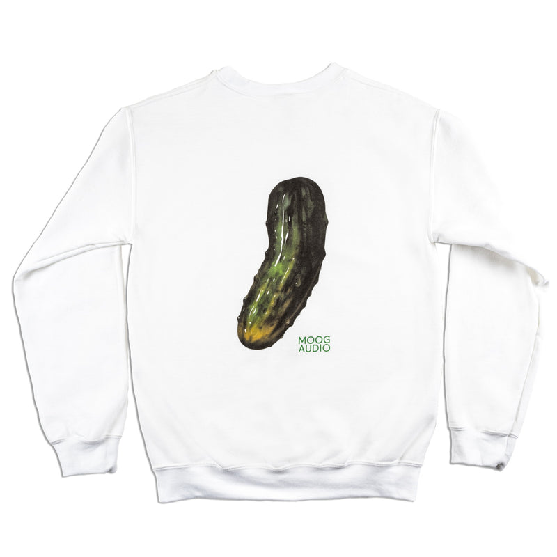 MOOG AUDIO WHITE CREWNECK PICKLE LARGE
