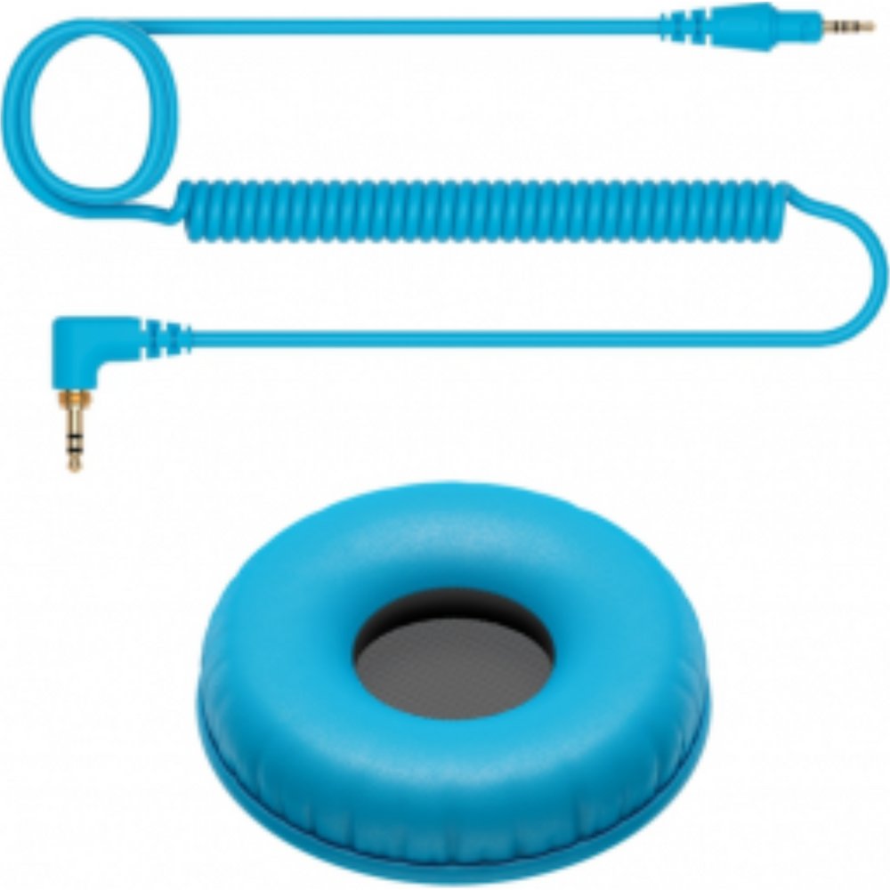 PIONEER DJ BLUE EAR PADS & CORD