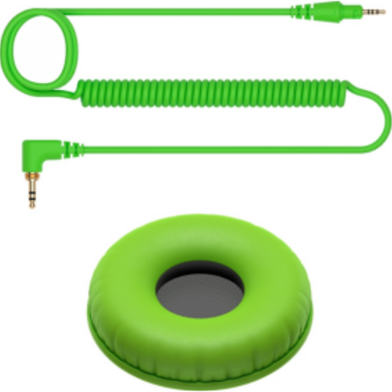 PIONEER DJ GREEN EAR PADS & CORD