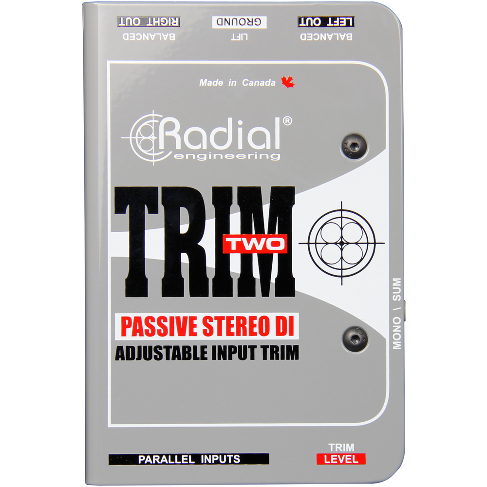 RADIAL TRIM-TWO PASSIVE DI pour AV avec LEVEL CONTROL