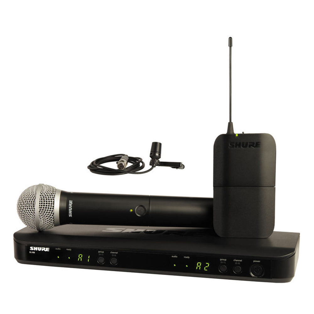 Shure BLX1288/CVL Wireless System With PG58 And CVL Lavalier