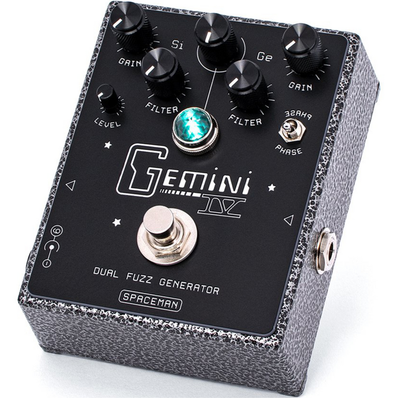 SPACEMAN EFFECTS GEMINI IV DUAL FUZZ GENERATOR BLACK FINISH