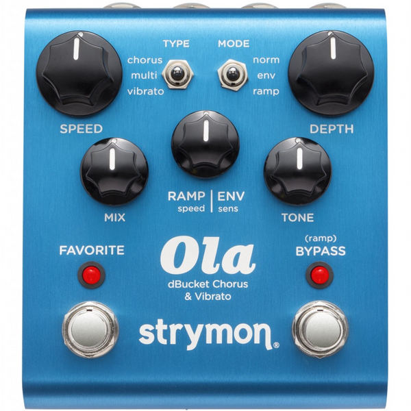 Strymon Ola Dbucket Chorus & Vibrato Effects Pedal