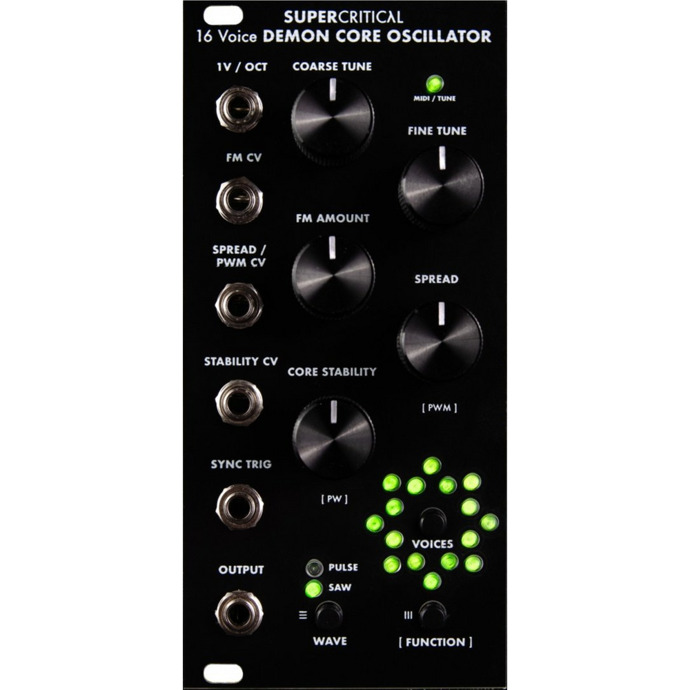 SUPERCRITICAL SYNTHESIZERS DEMON CORE OSCILLATOR