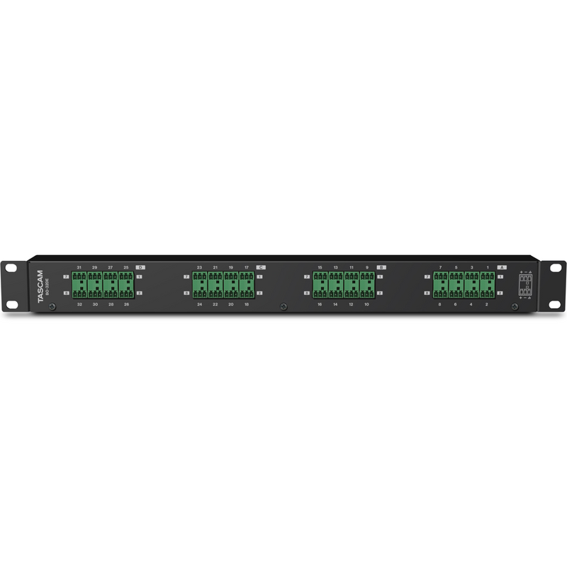 Tascam BO-32DE Rackmount 32-Channel DB25 to Euroblock