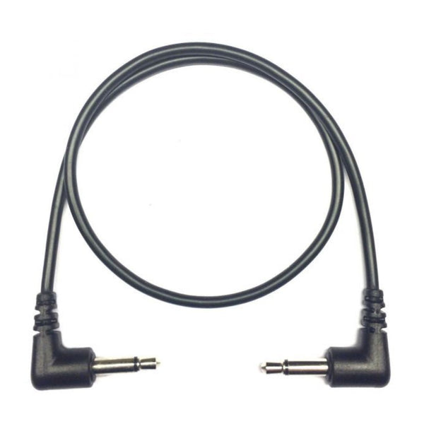 Tendrils Right Angled Eurorack Patch Cable 45CM Black